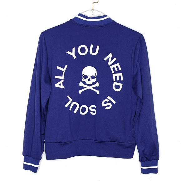 soulcycle Jackets & Blazers - SoulCycle All You Need Is Soul Track Jacket Blue S